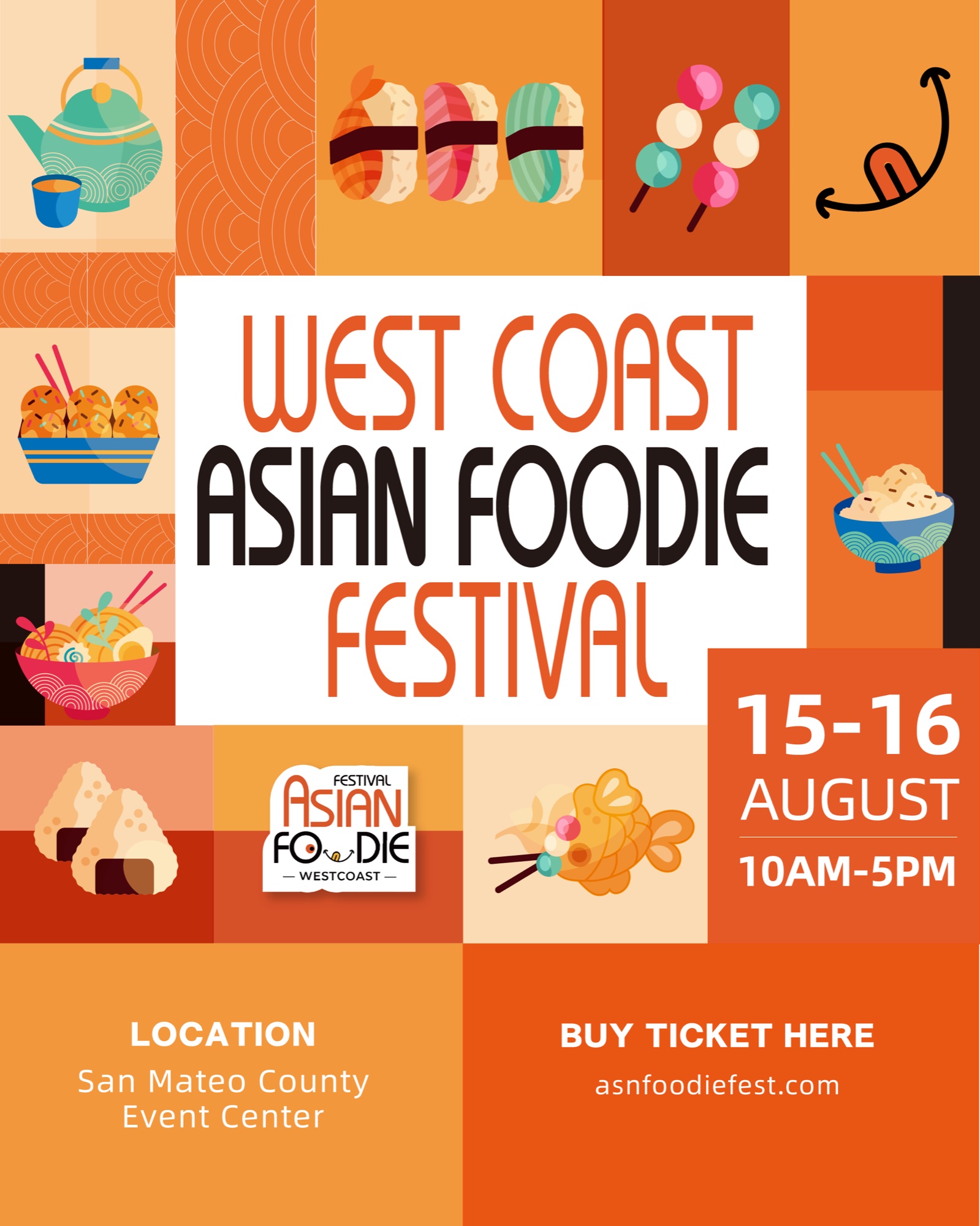 2026 Asian Culture and Food Expo promotional flyer.