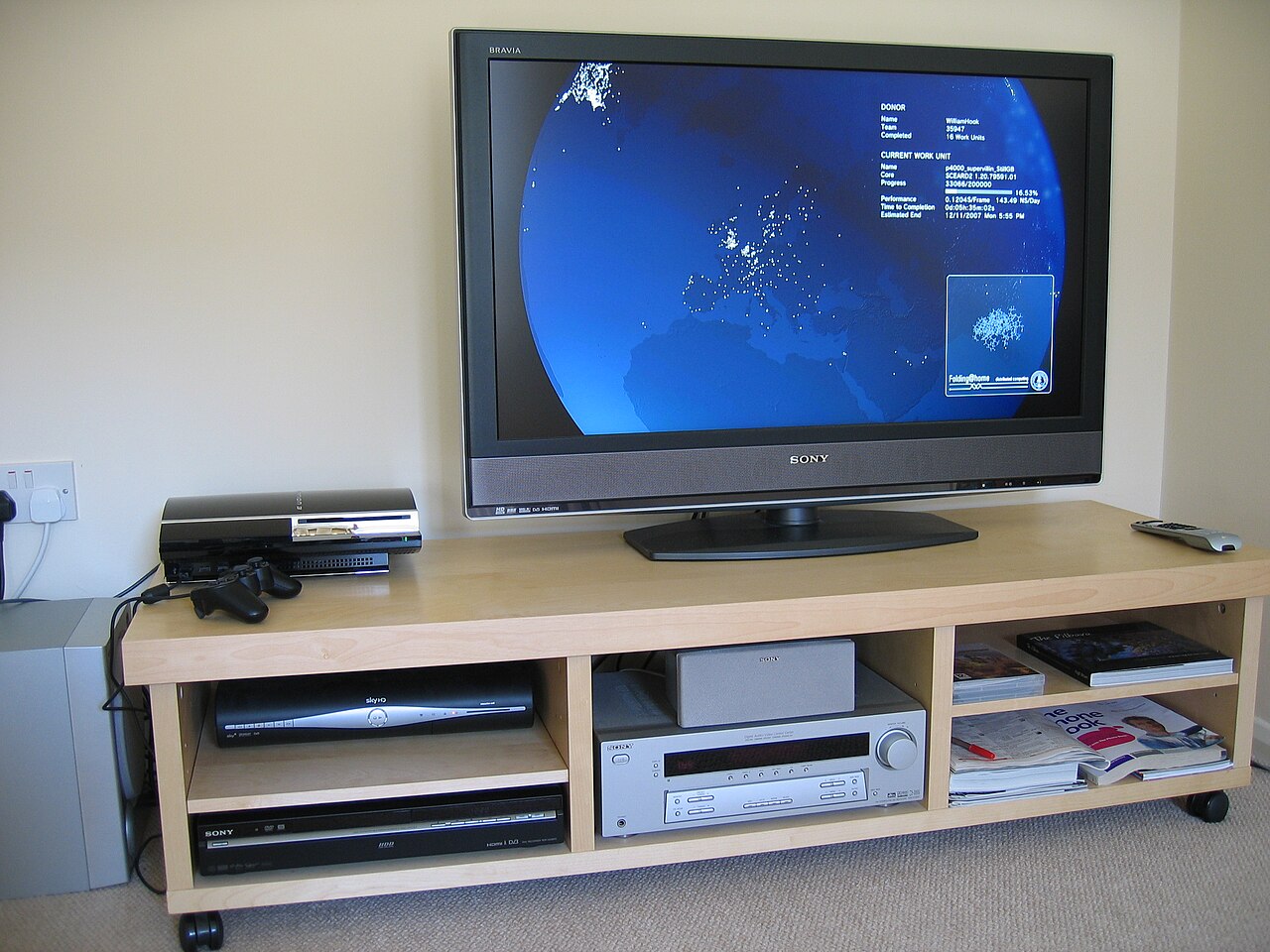 Context image: home television and streaming setup.