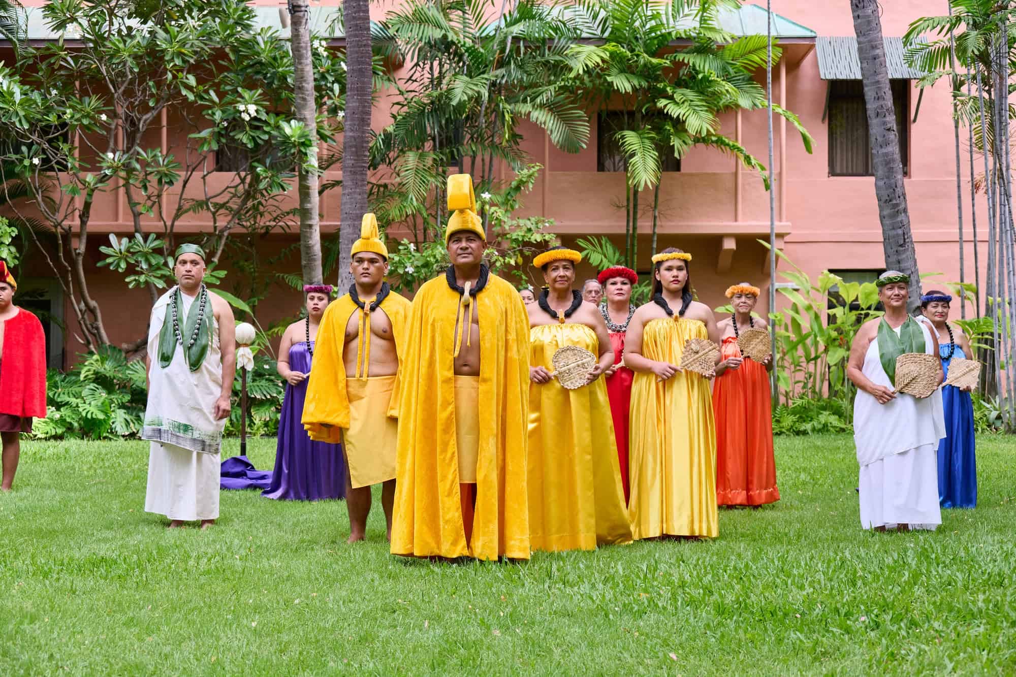 Aloha Festivals Royal Court at Waikiki Hoʻolauleʻa.