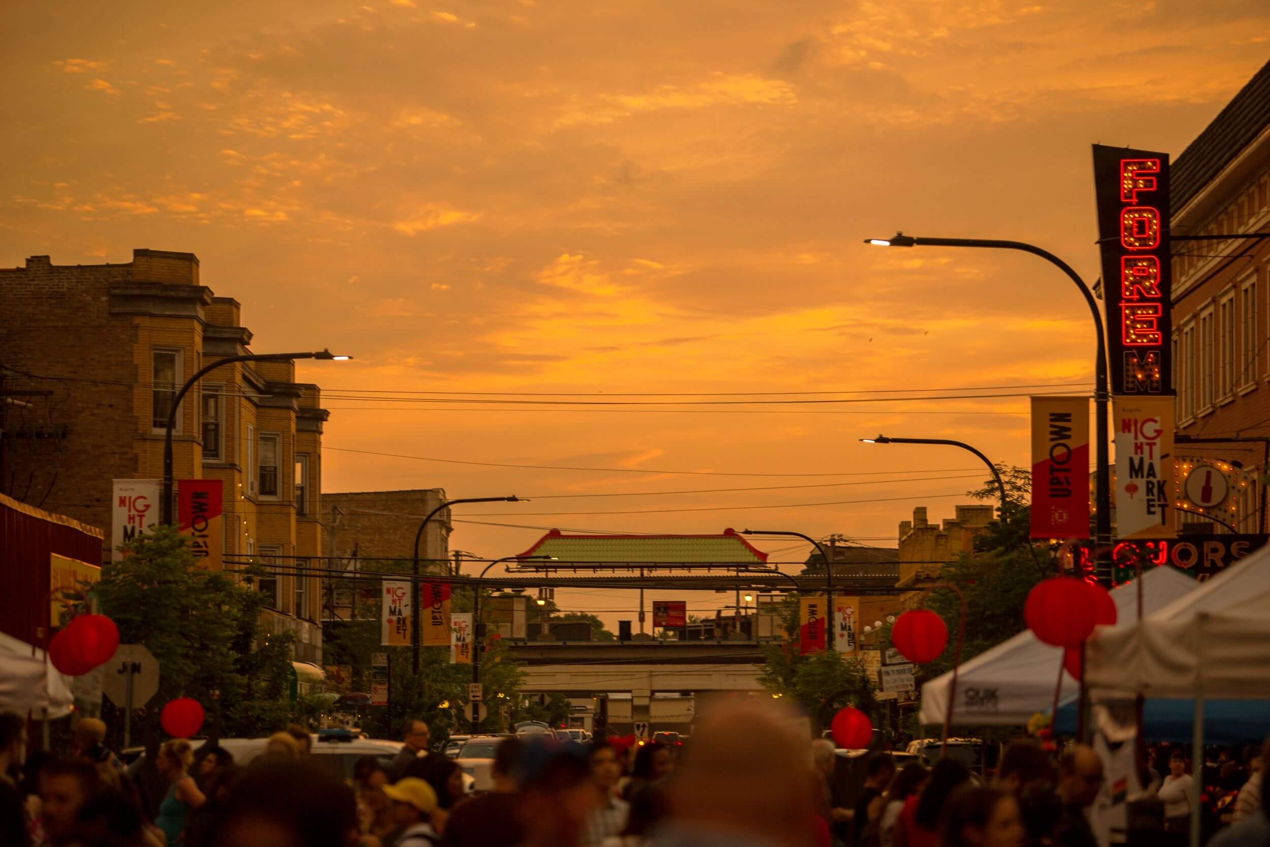 Promotional image for Argyle Night Market 2026 closing stretch in Uptown.