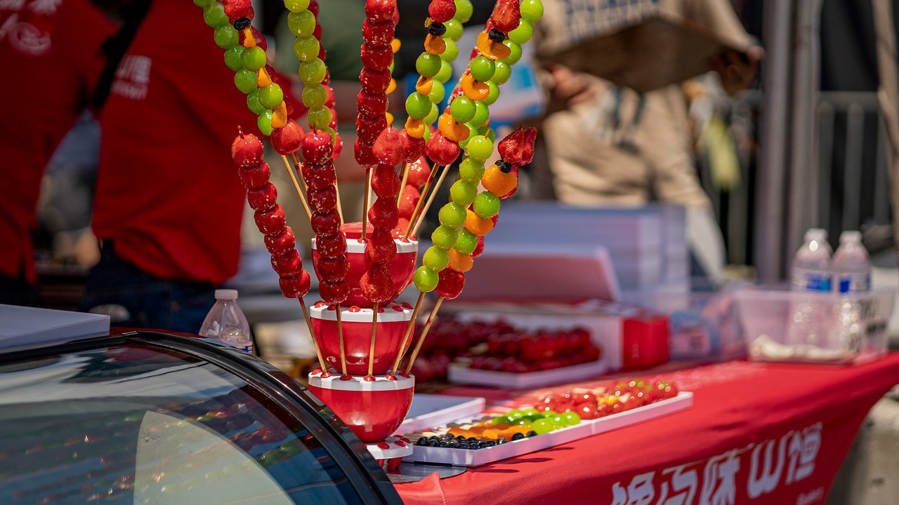 Food vendors at the Asia in a Bite festival in Washington, D.C.