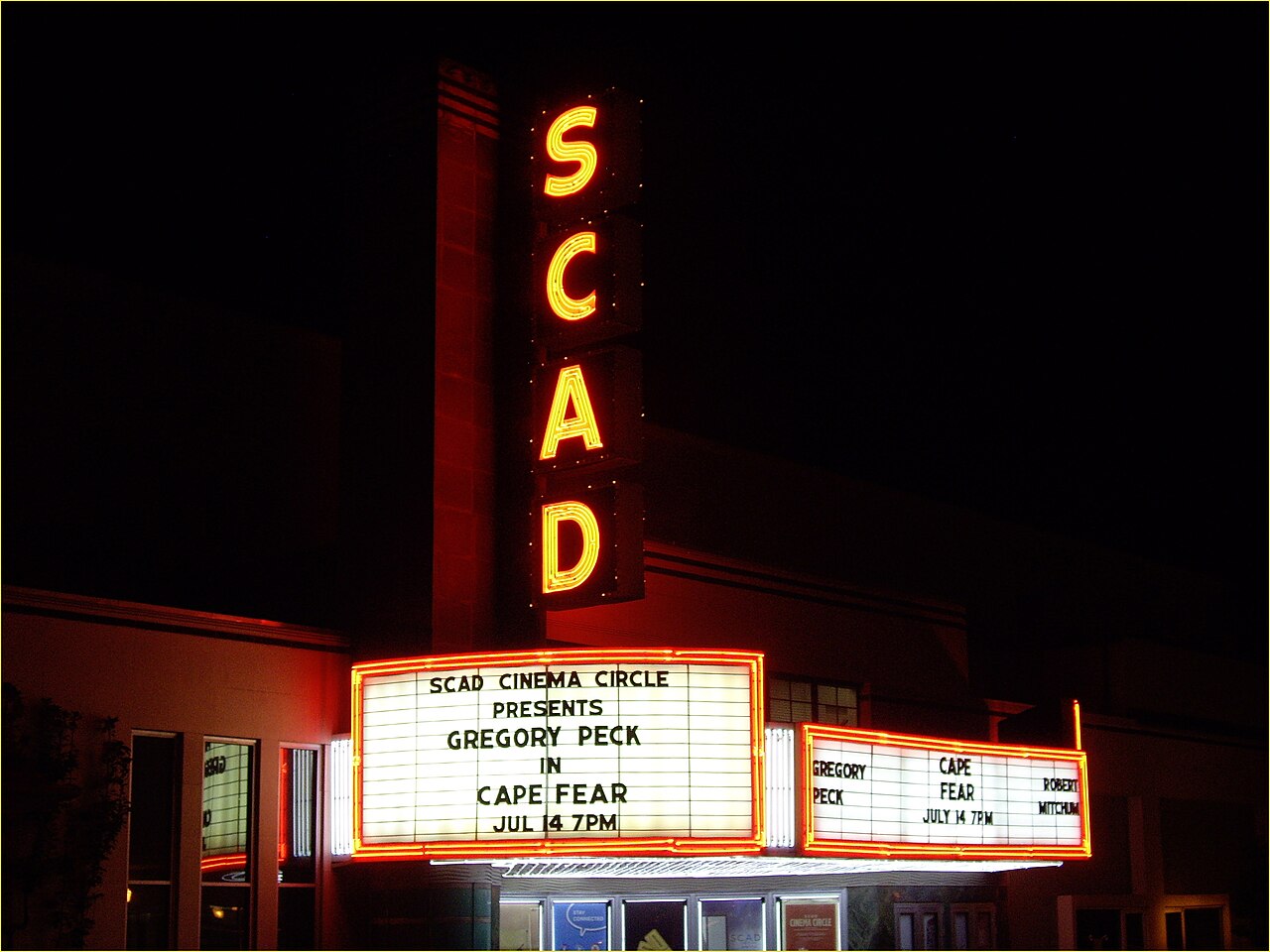 Context image: independent cinema marquee.