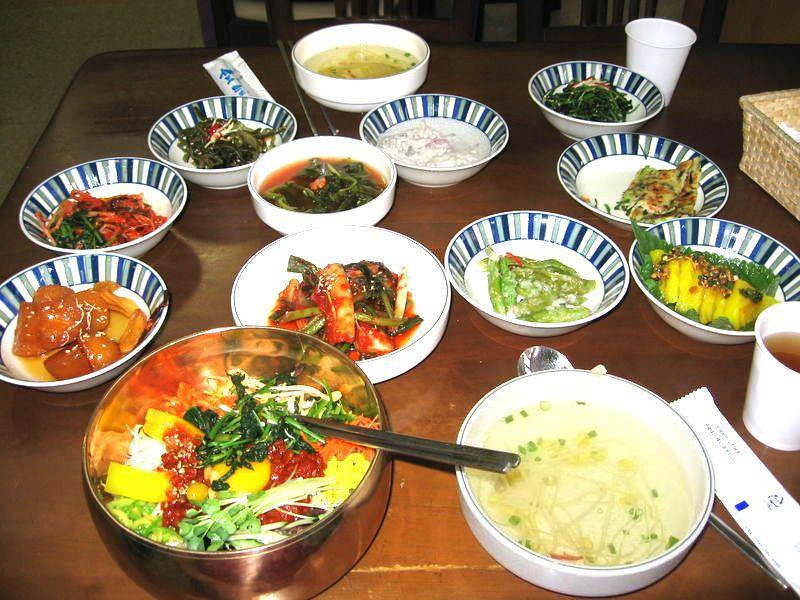 Context image: Korean cuisine dining.
