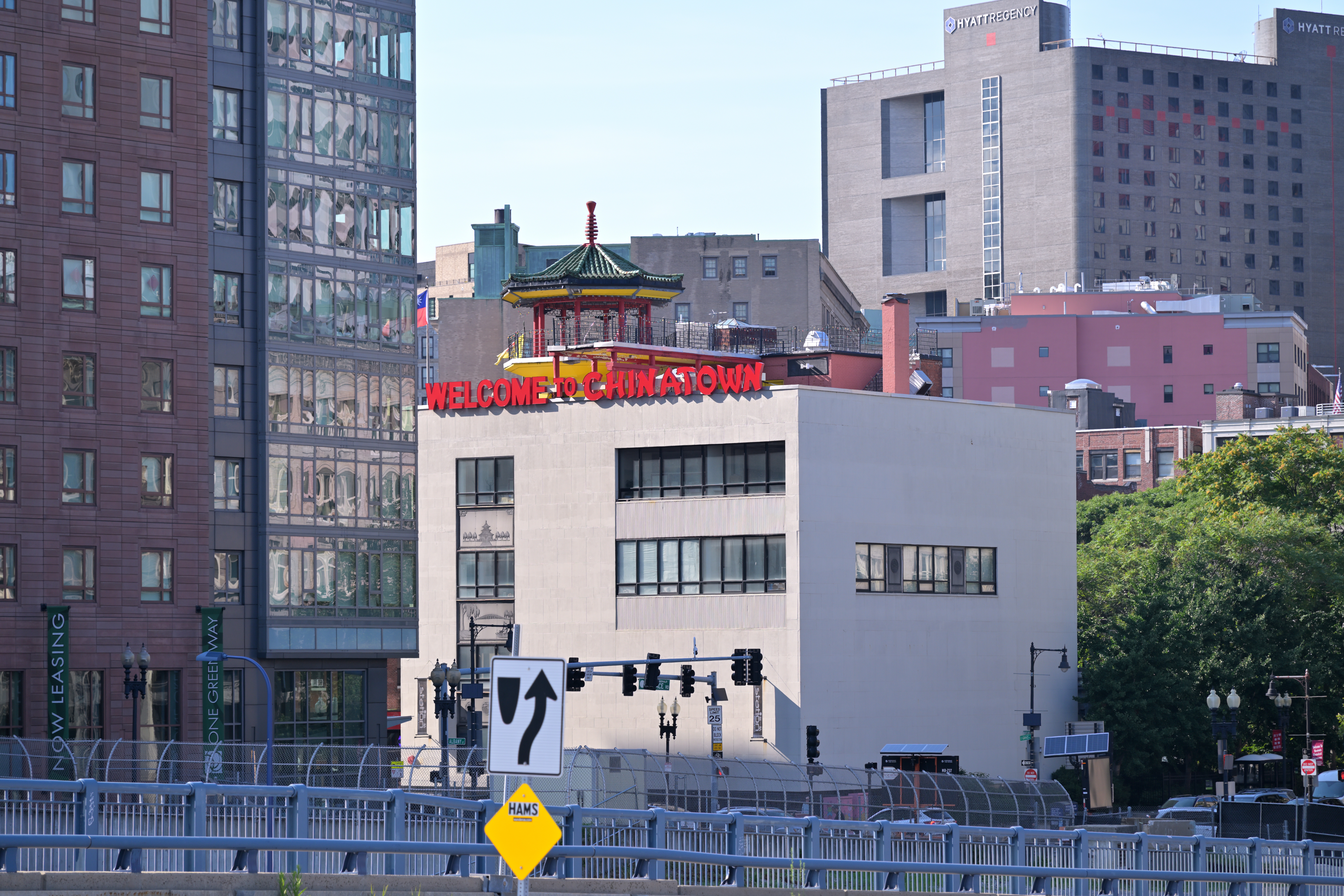 Welcome to Chinatown sign in Boston.