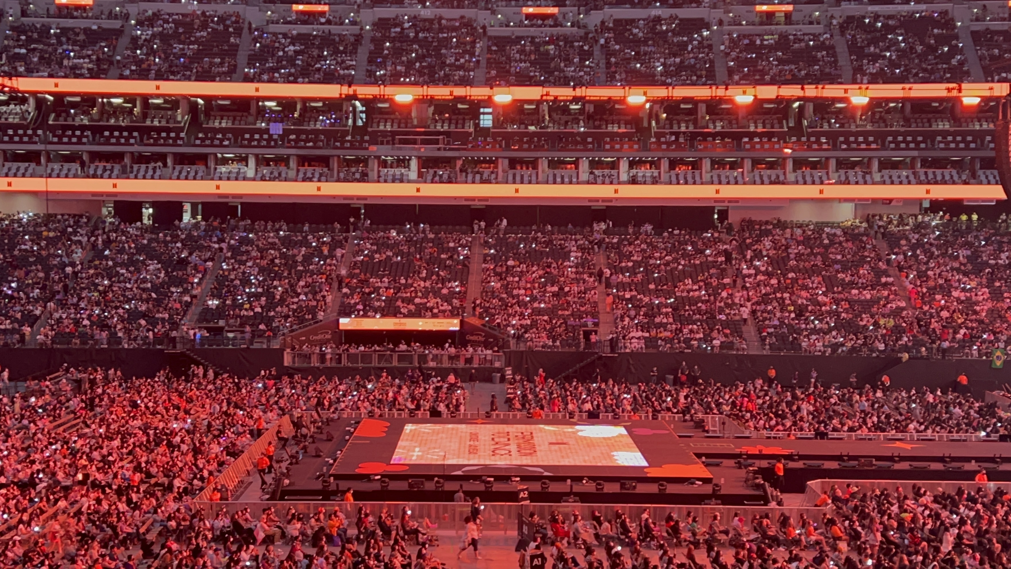 BTS Permission to Dance on Stage at Allegiant Stadium in Las Vegas.