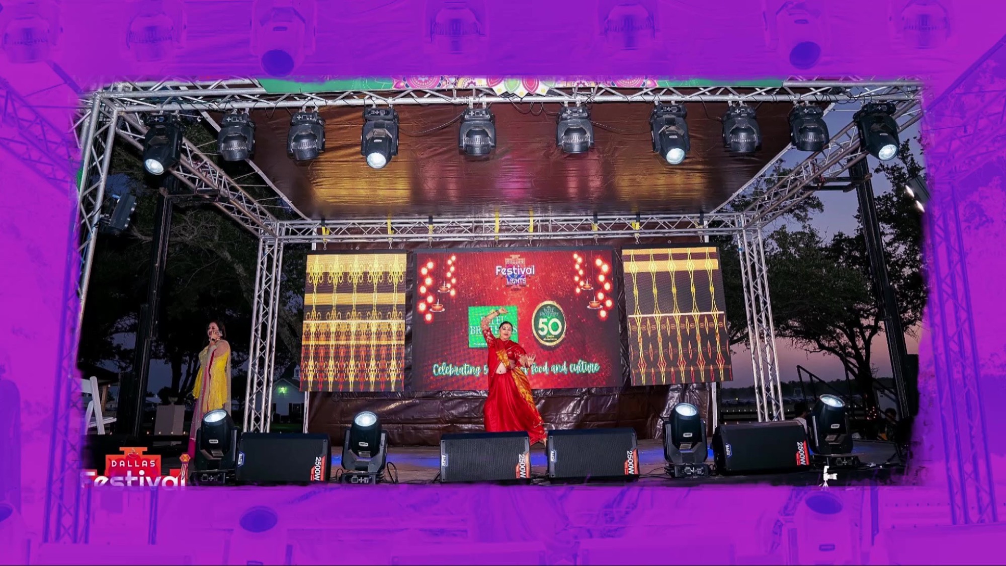 Grand Diwali Mela Dallas Festival of Lights promotional scene.
