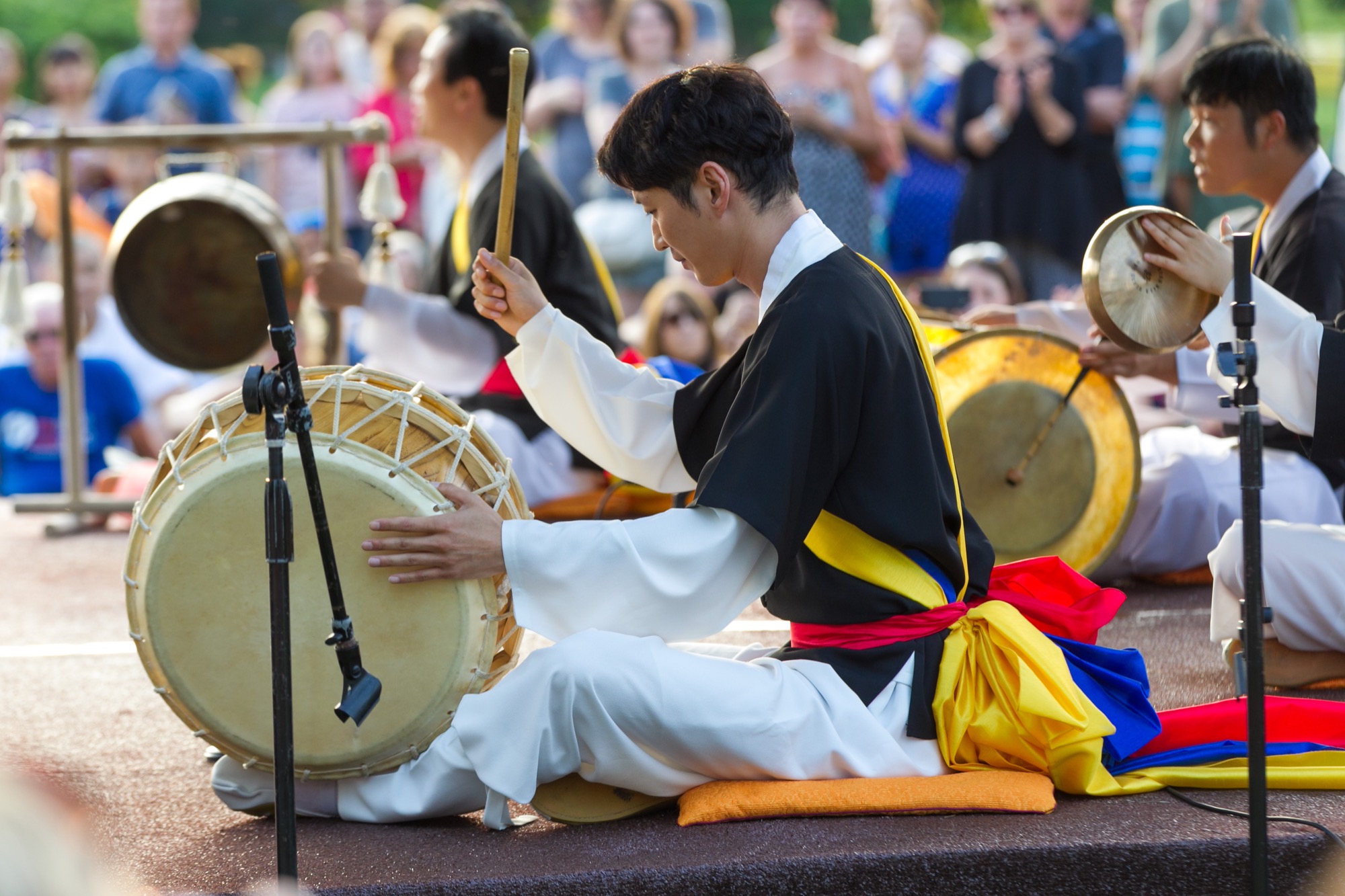 Destination Asia Festival programming on the grounds of The Morton Arboretum.
