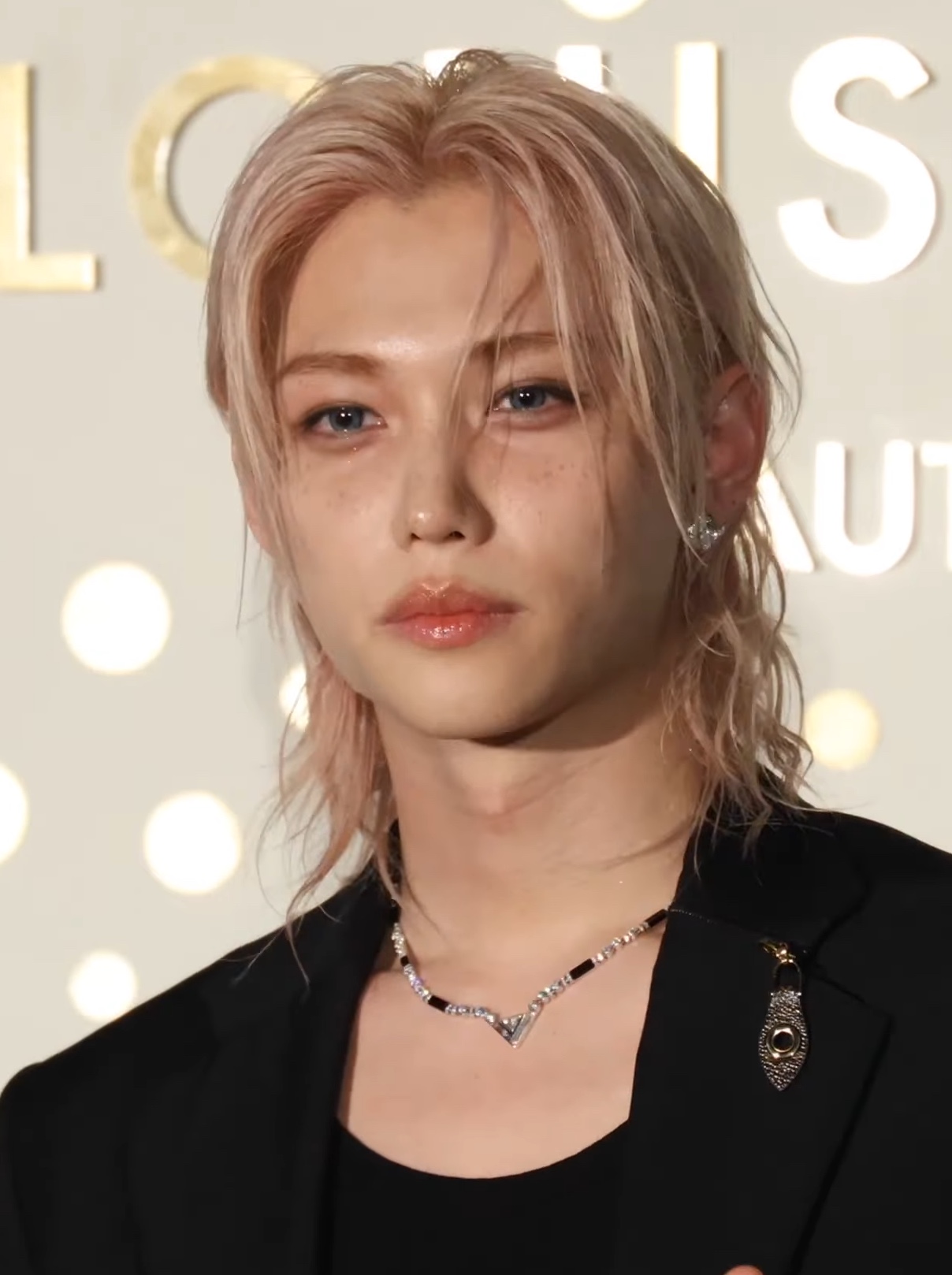 Felix of Stray Kids at a Louis Vuitton event in August 2025.