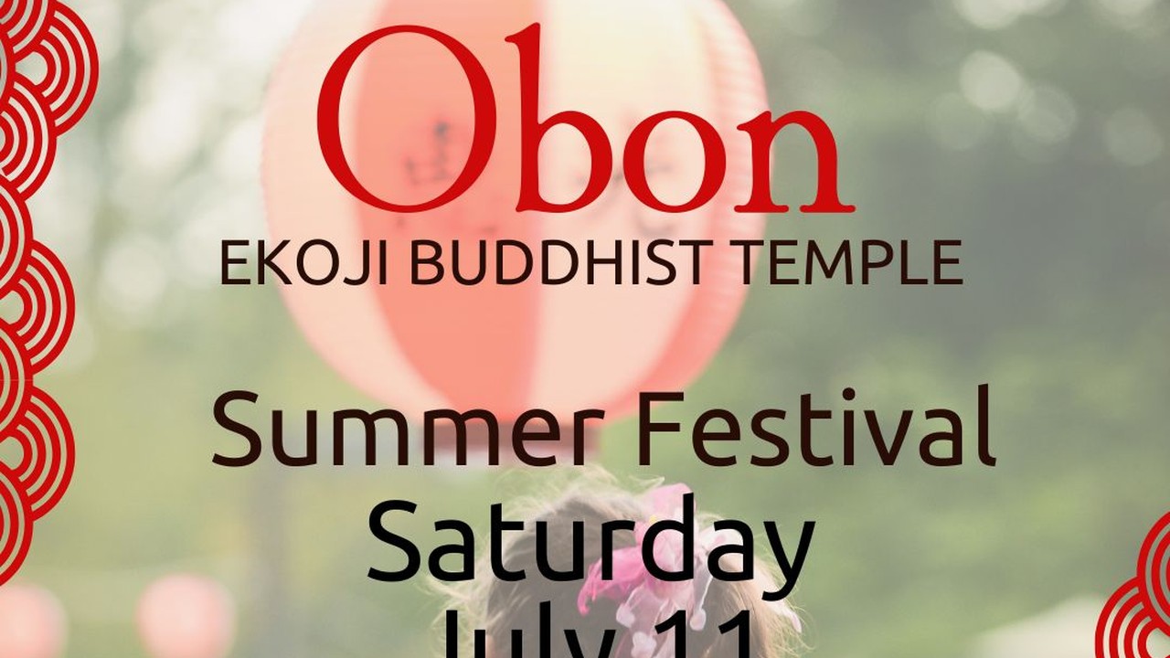 Ekoji Buddhist Temple Obon festival bon odori and taiko in Fairfax Station.