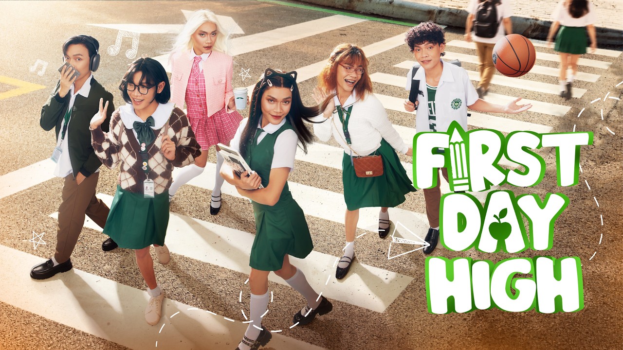 Cast of Esnyr's First Day High in school-uniform looks for the YouTube comeback special.