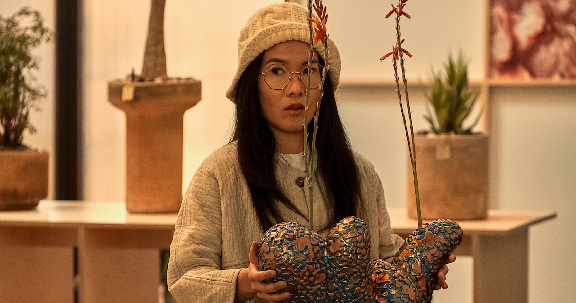 Ali Wong as Amy Lau in Netflix series Beef, the watchlist's weight pick.