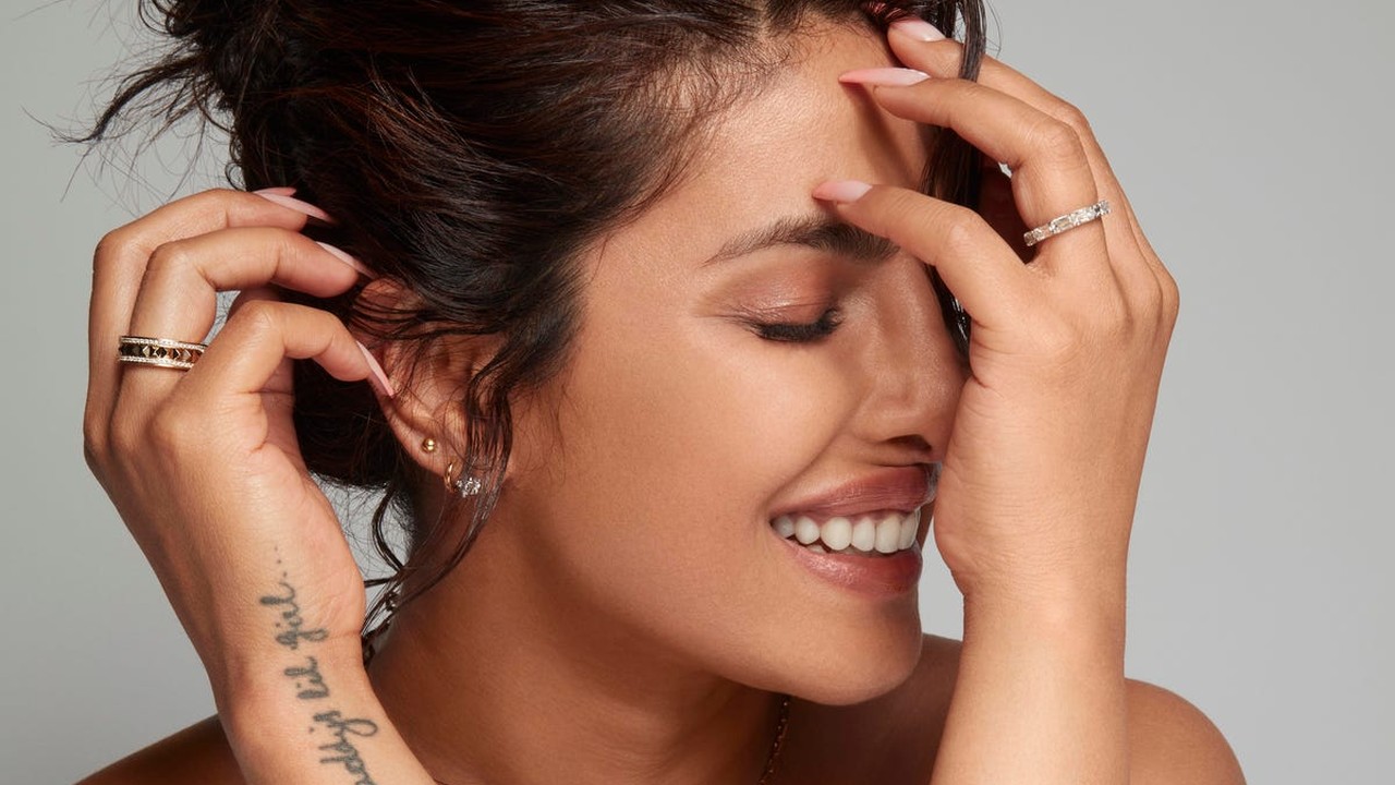 Priyanka Chopra Jonas at her Bulgari global ambassador announcement in 2021.