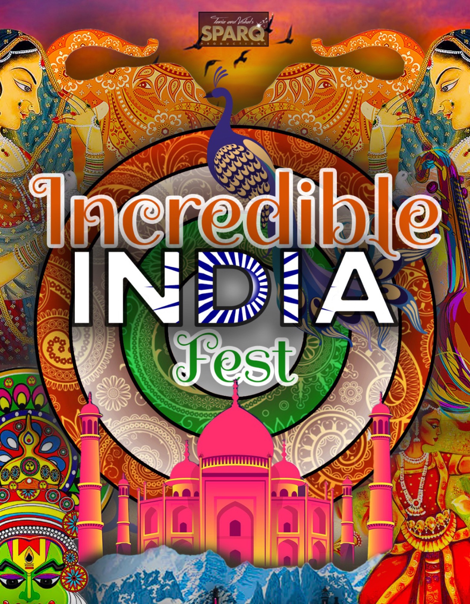 Incredible India Fest Calgary promotional cover art.