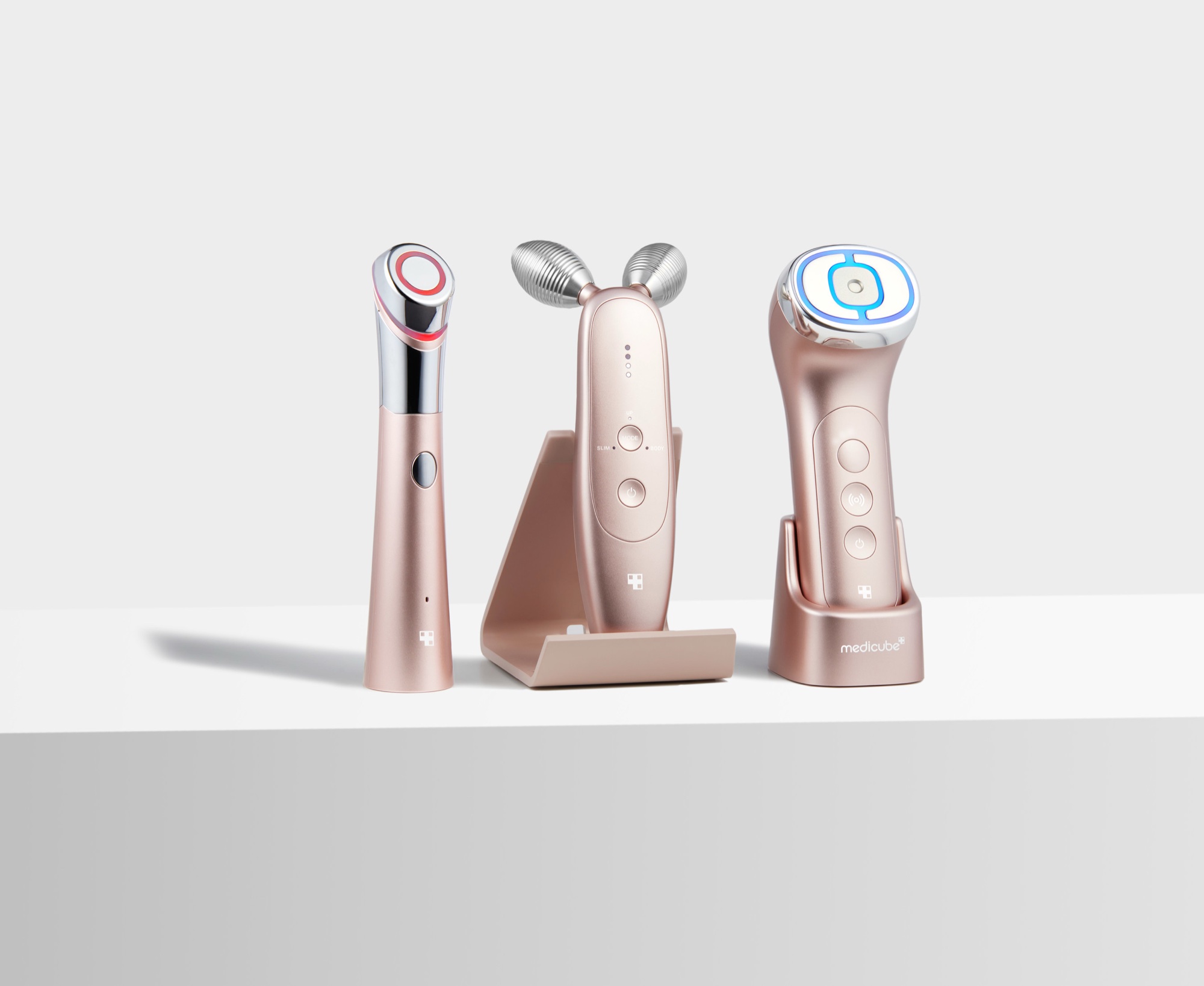 Medicube Primrose Pink AGE-R beauty devices, the brand's at-home clinical toolkit.