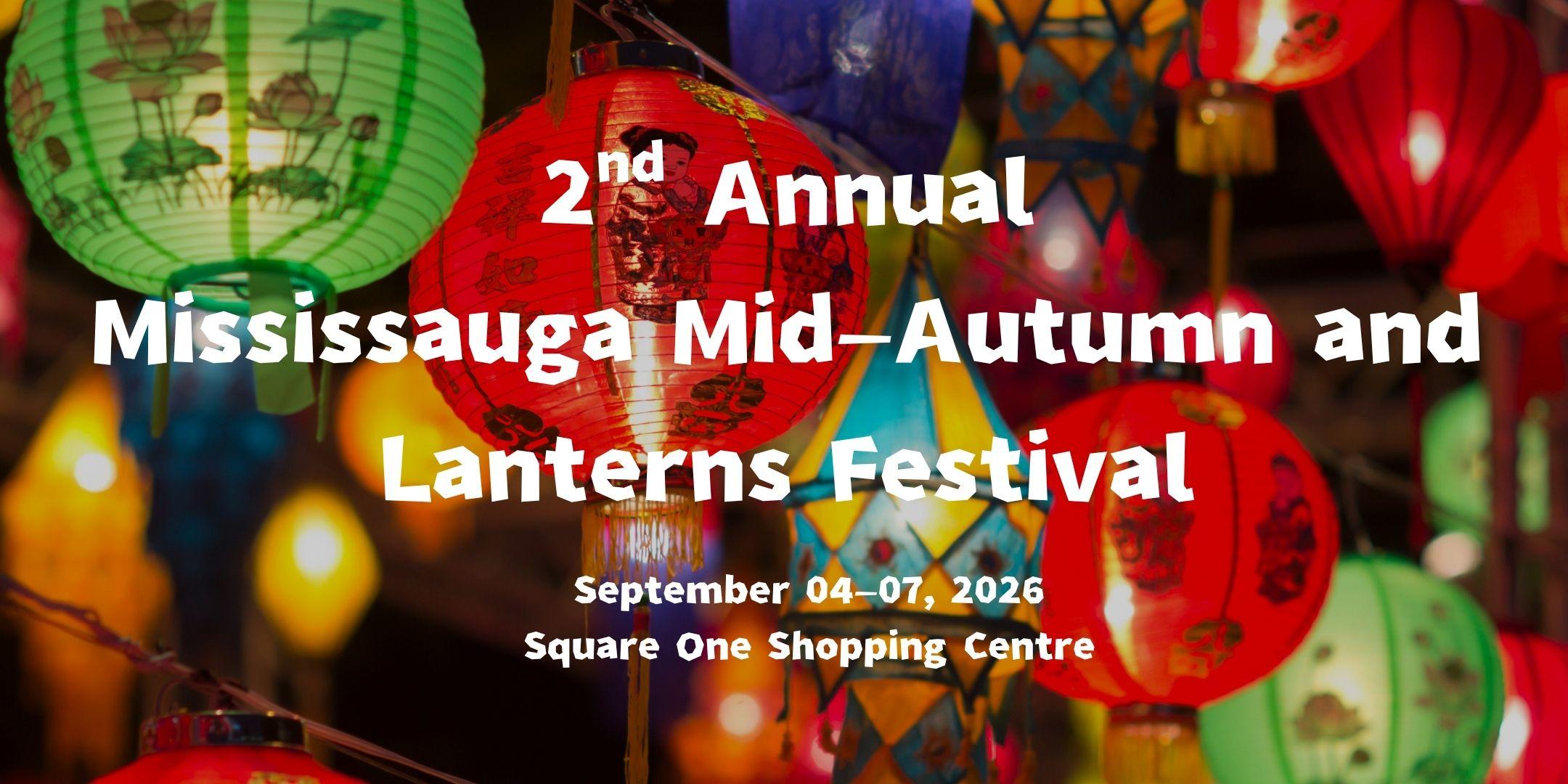 Mississauga Mid-Autumn and Lantern Festival promotional banner.