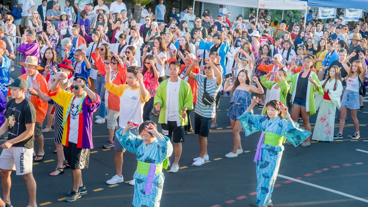 OCBC Obon Festival 2026 flyer with bon odori dancers.
