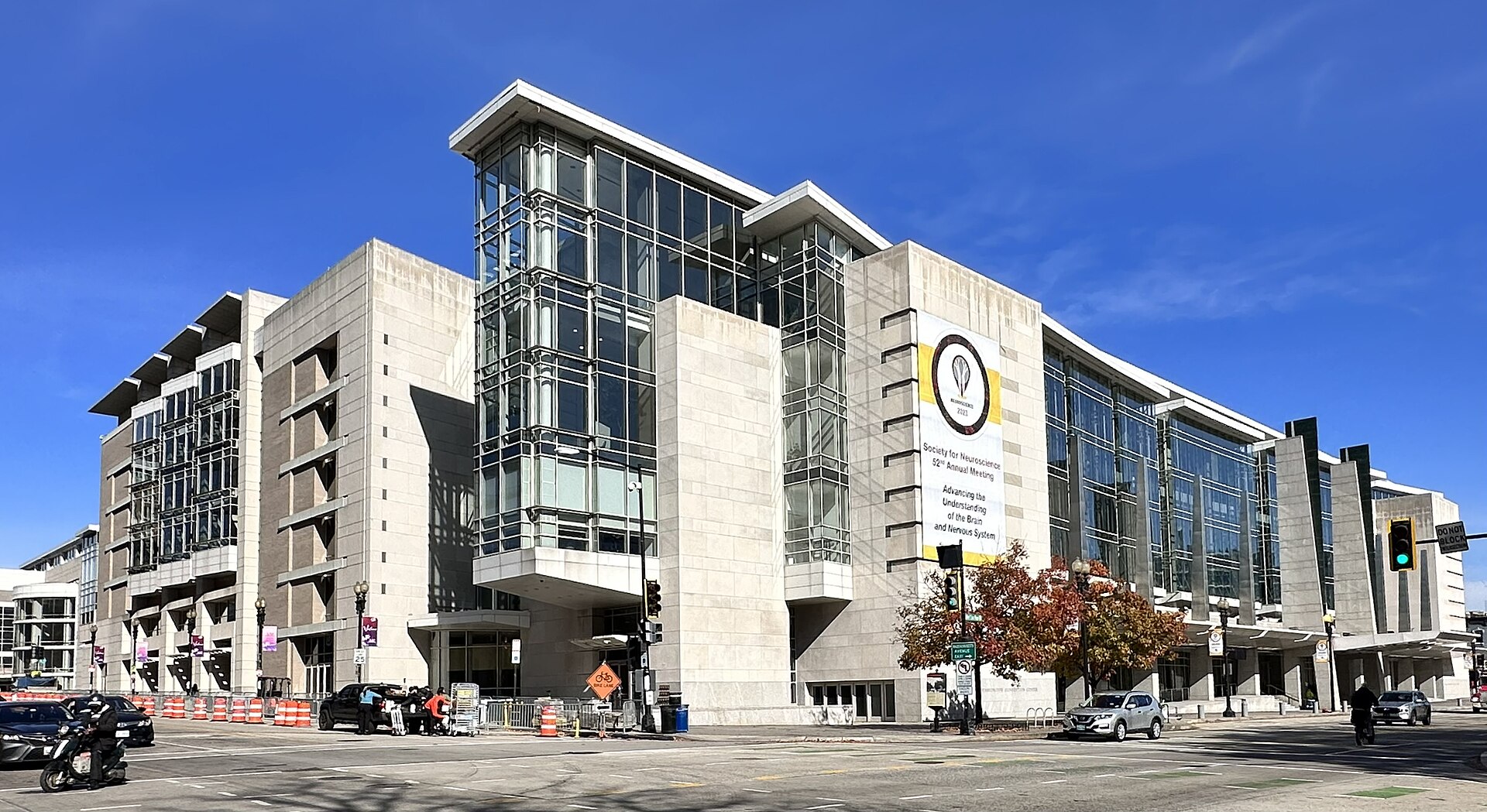 Exterior of the Walter E. Washington Convention Center in downtown D.C.