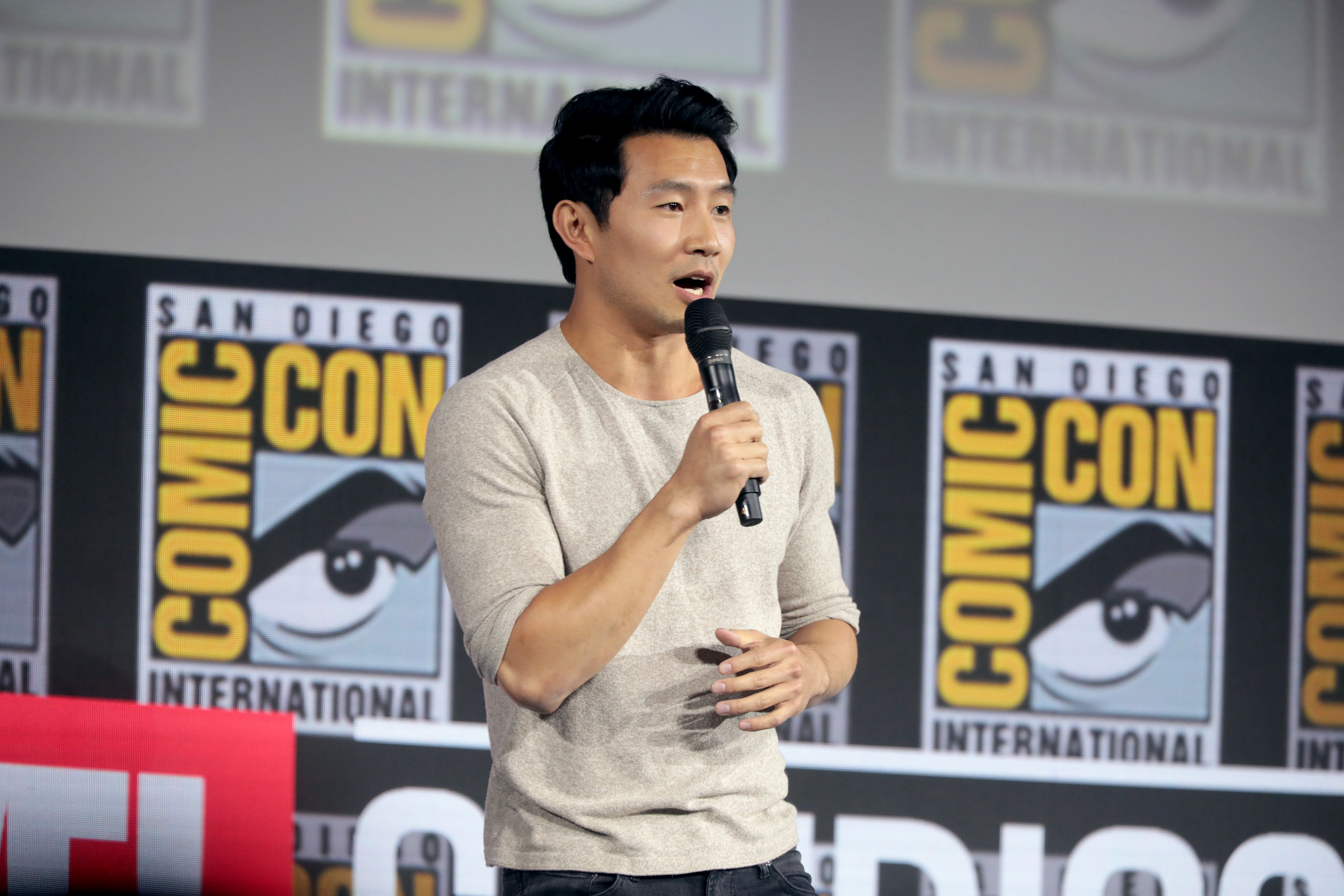 Simu Liu at a fan convention appearance in 2019.