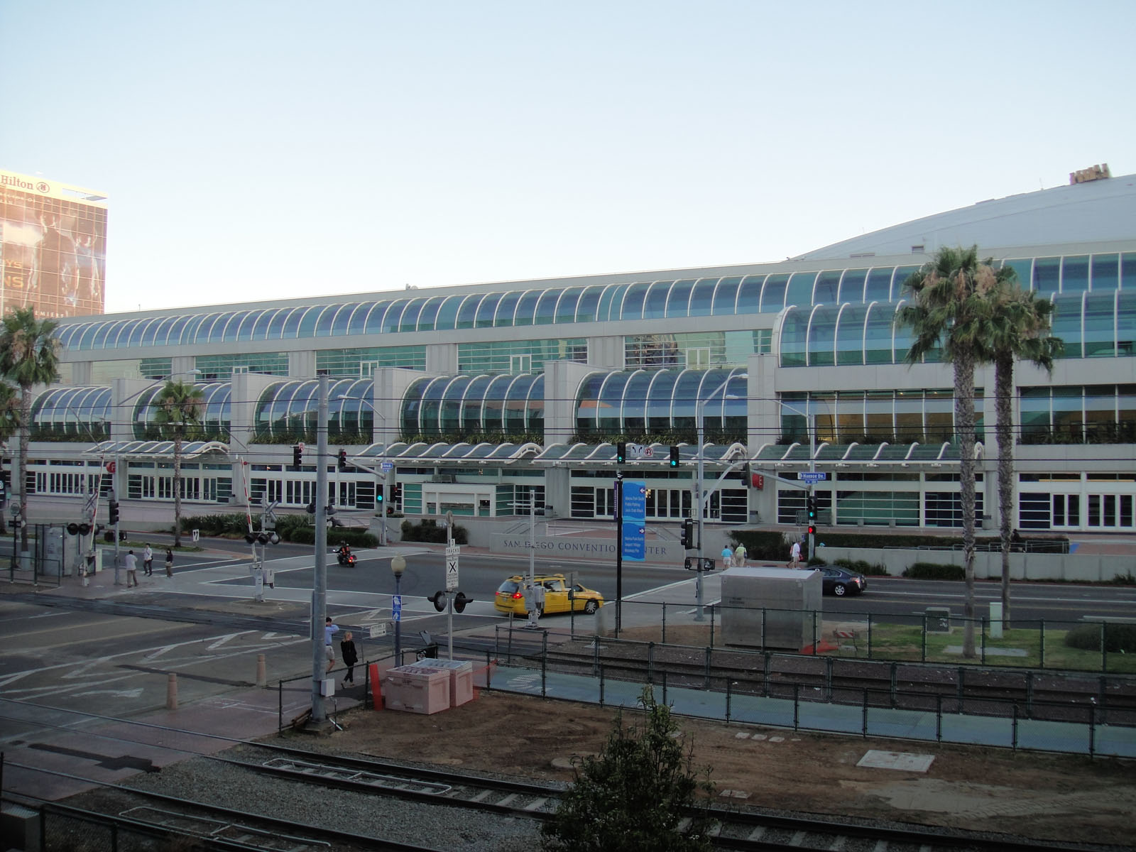 San Diego Convention Center exterior during Comic-Con week.