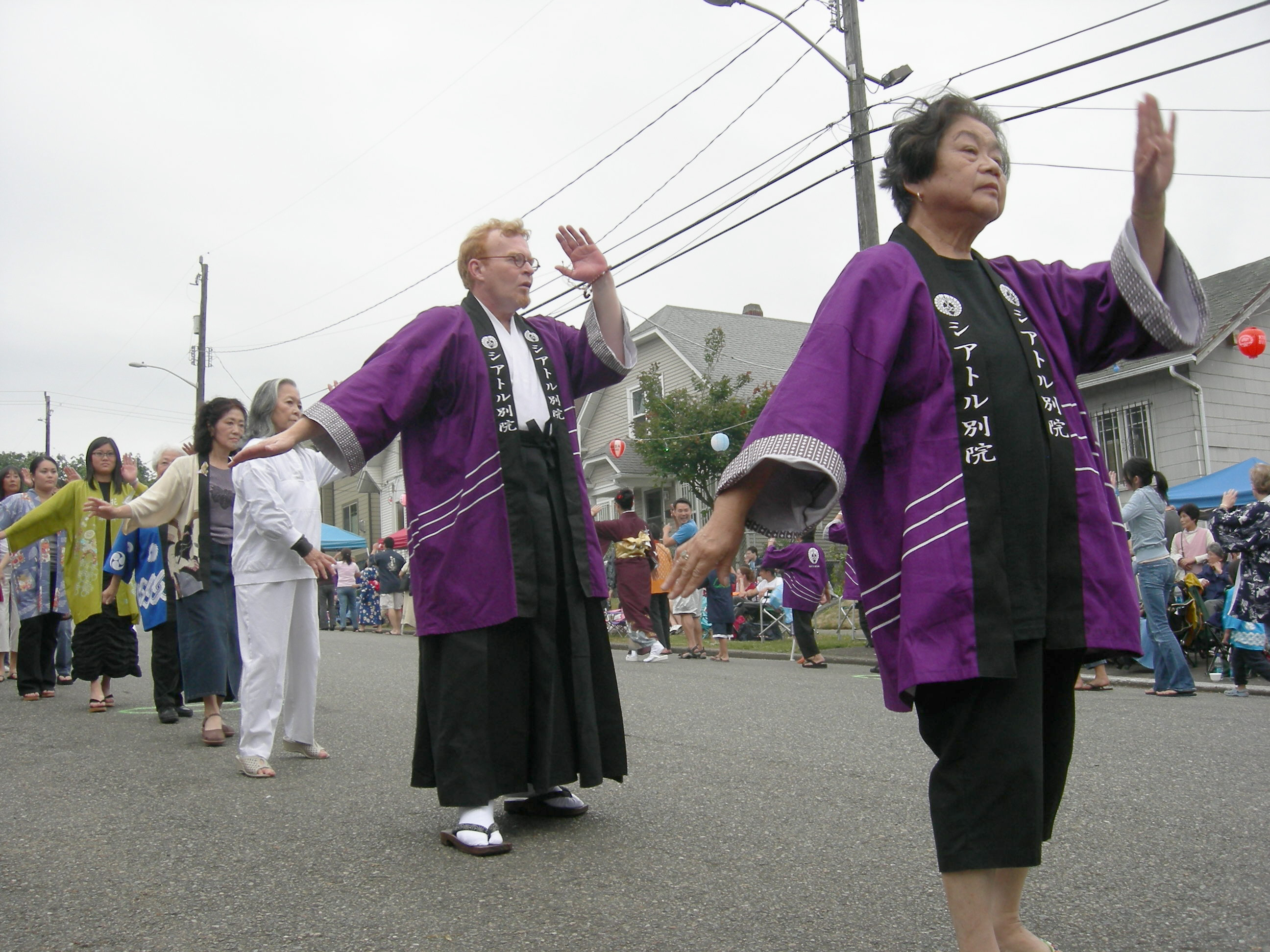 Bon Odori dancers at Seattle Bon Odori.