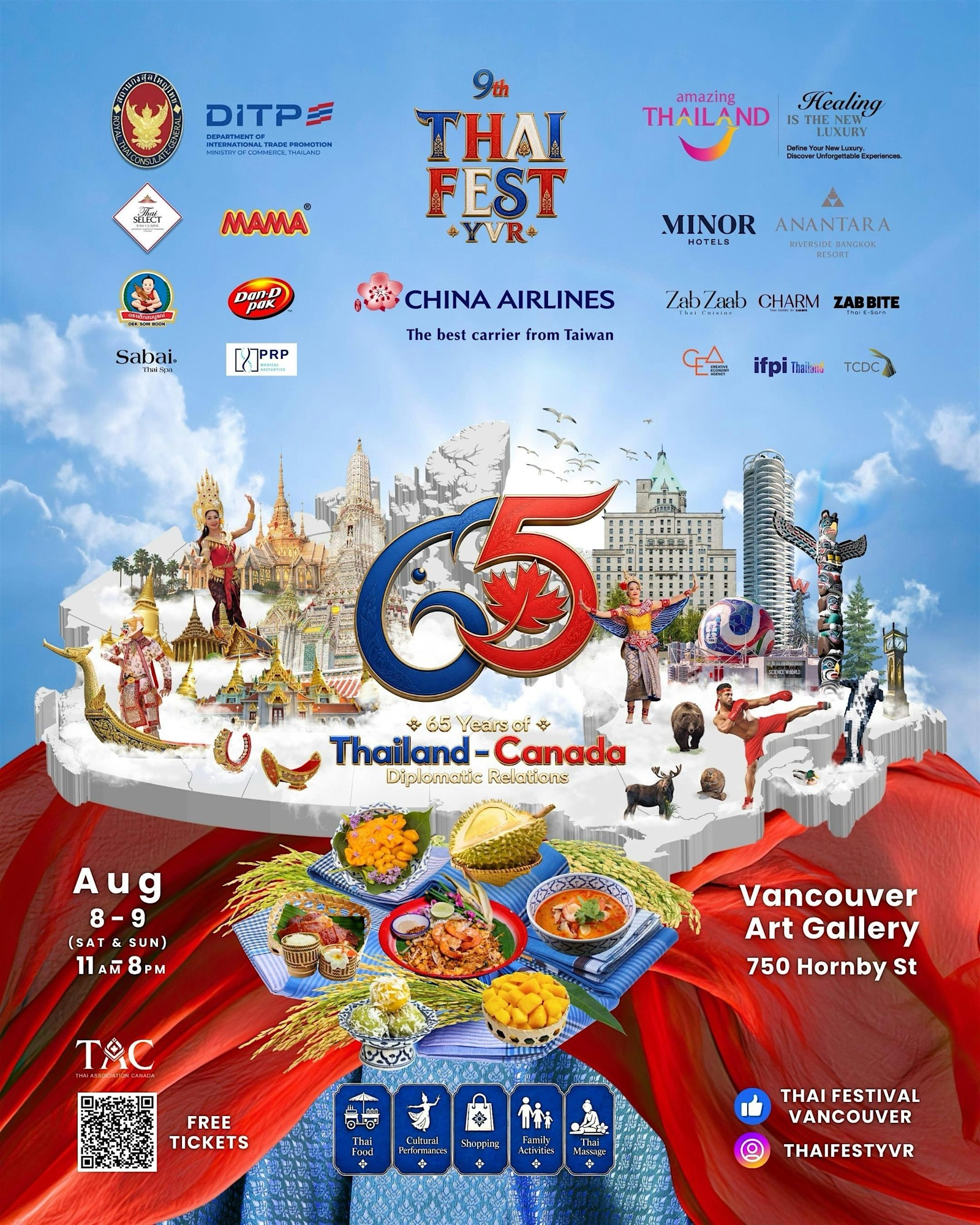 Thai Festival Vancouver 2026 promotional cover art.