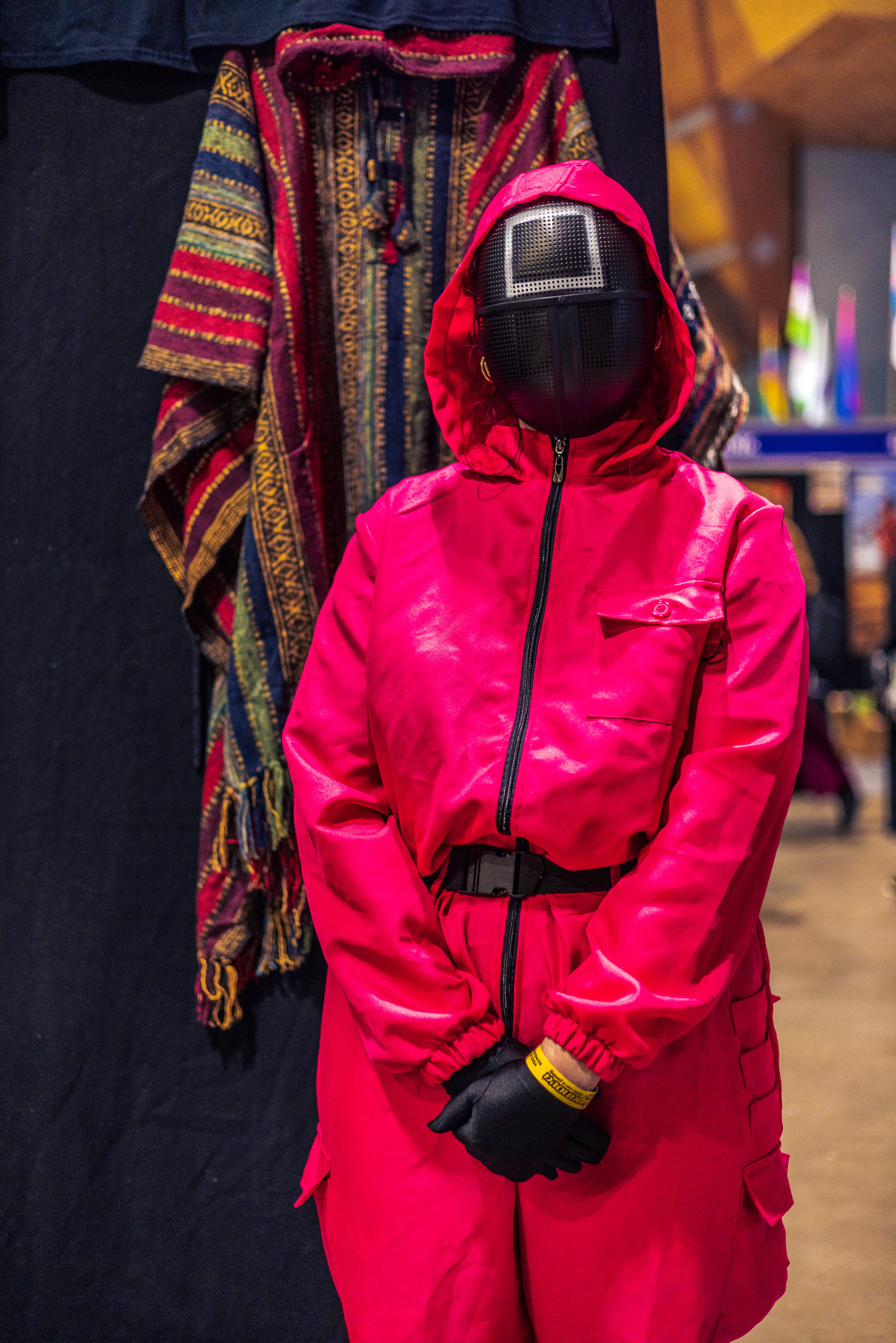 Squid Game cosplay at Supanova 2022, a Netflix franchise touchstone.