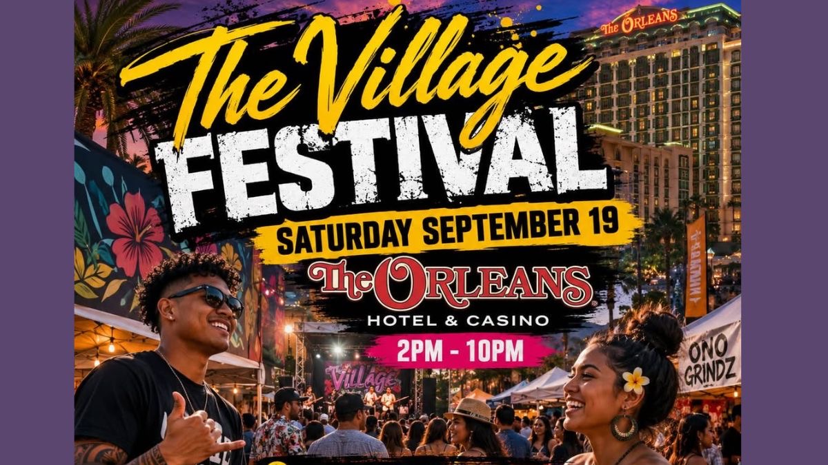 Promotional image for The Village Festival 2026 at The Orleans.